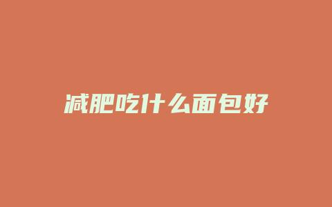 减肥吃什么面包好